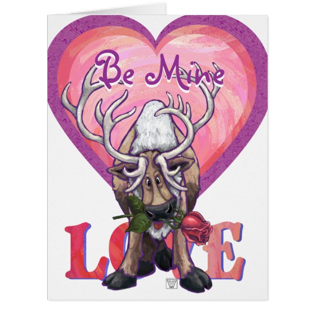 Reindeer Valentine's Day (Front)