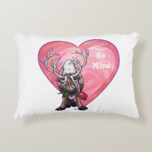 Reindeer Valentine's Day Decorative Cushion