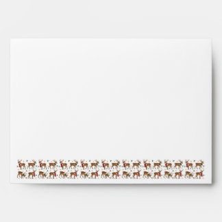 Reindeer Winter Ramble A7 Envelopes