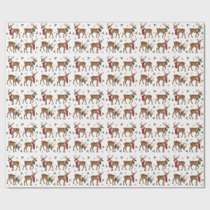 Reindeer Winter Ramble Christmas Gift Wrap