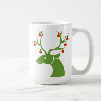 Reindeer with Ornaments Coffee Mug
