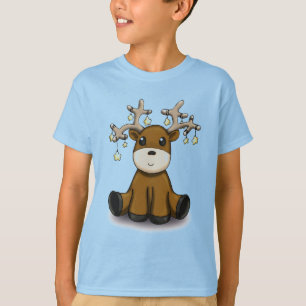 Reindeer with Yellow Stars T-Shirt