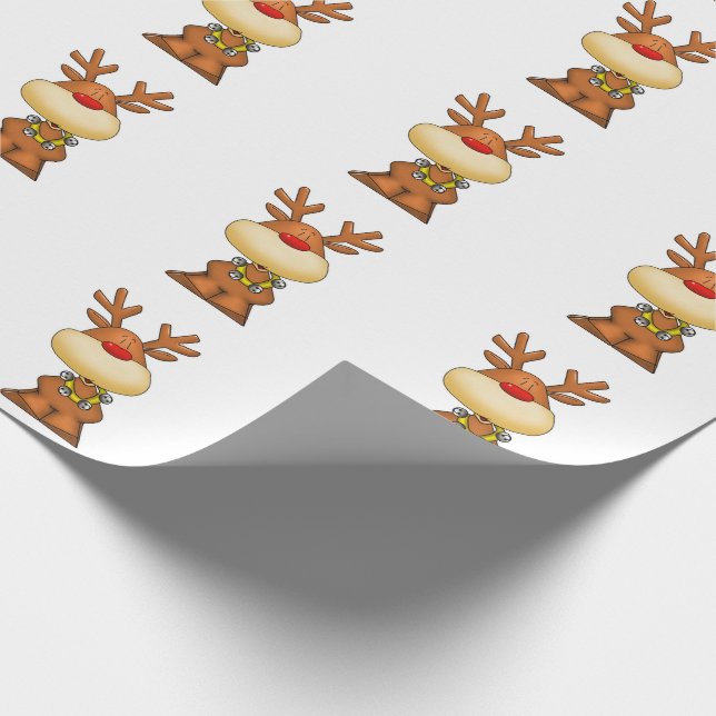 Reindeer Wrapping Paper (Corner)