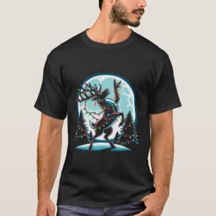 Reindeer Xmas Christmas Animal Holiday Deer  T-Shirt