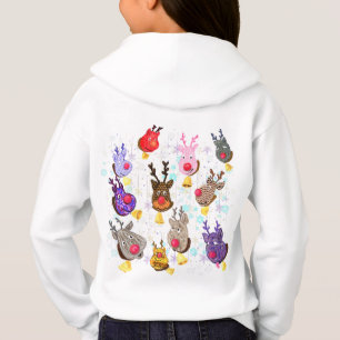 Reindeers Christmas Kids Hoodie
