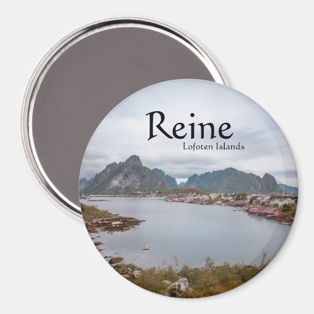 Reine Lofoten Islands Souvenir  Magnet (Front/Back)