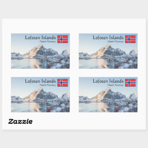 Reine Lofoten Norway Rectangular Sticker