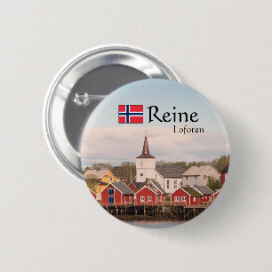 Reine Lofoten Souvenir 6 Cm Round Badge