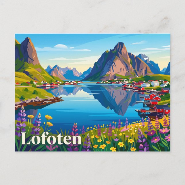 Reine Norway Postcard (Front)