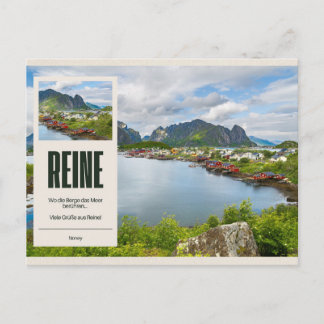 Reine on the Lofoten Postcard