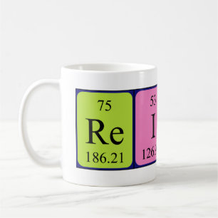 Reiner periodic table name mug