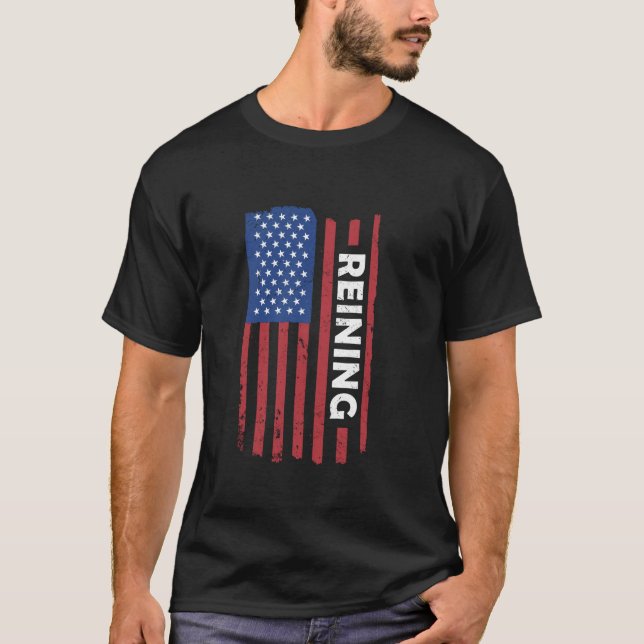 Reiner Us Flag Reining T-Shirt (Front)