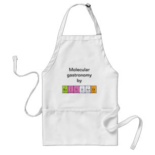 Reinhard periodic table name apron