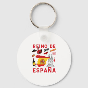 Reino De España Spain Vacation Spanish Souvenir Key Ring