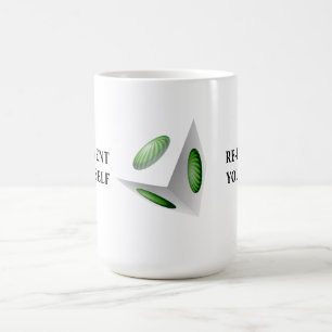 Reinvent Yourself 3D Design Coffee Mug