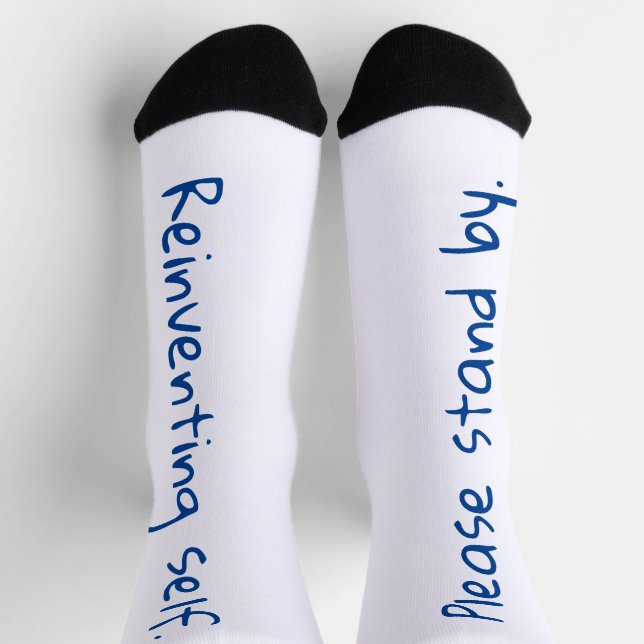 Reinventing Self, Please Stand By, Sarcastic Socks (Top)