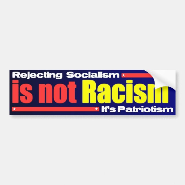 Reject Socialism Bumper Sticker (Front)