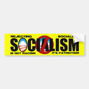 Reject Socialism Bumper Sticker