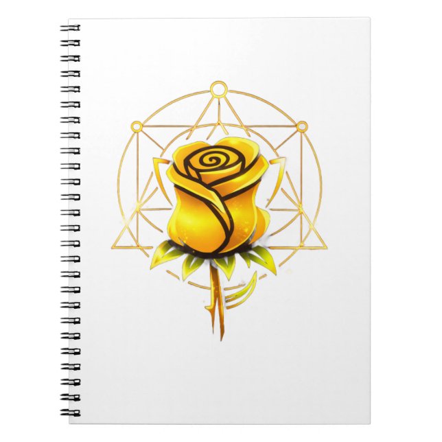 "Rejected Rose Golden Edition Personalized Journal (Front)
