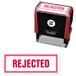 Rejected Simple Business Stamp Self Inking