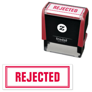 Rejected Simple Business Stamp Self Inking
