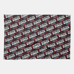 Rejecting Kings Since 1776 Patriotic USA Flag Tea Towel