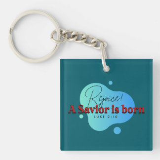 Rejoice, a Savior is Born! – Celebrate the joy Key Ring