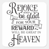 "Rejoice and Be Glad" Inspirational Christian