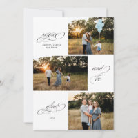 Rejoice and be glad three photo design