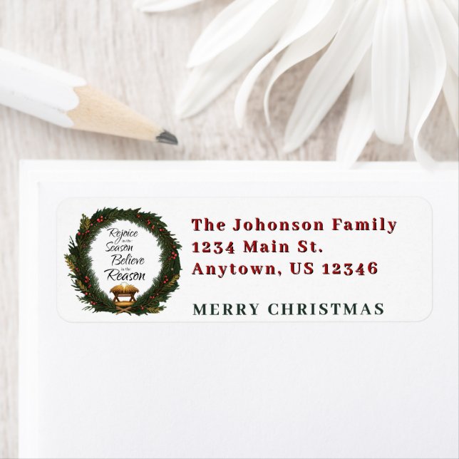 Rejoice and believe nativity (Insitu)