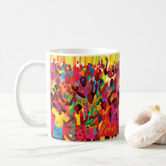 Rejoice And Feel The Holy Spirit Coffee Mug (With Donut)