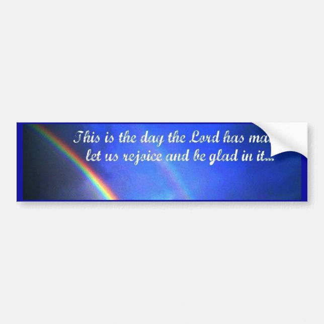 Rejoice Bumper Sticker (Front)