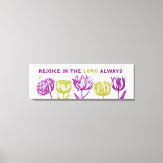 Rejoice Canvas Print