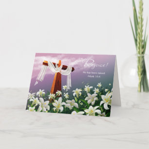 Rejoice. Christian Religious Easter Cards