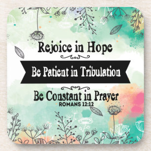 Rejoice in Hope Coaster Set