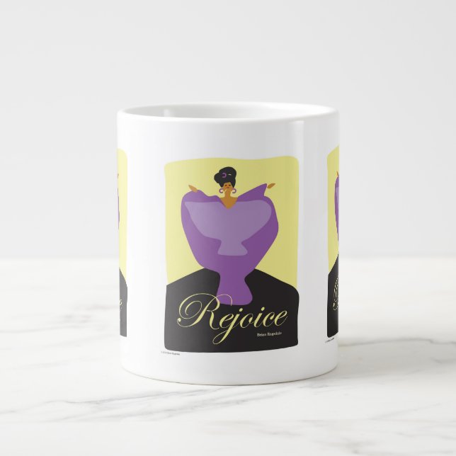 Rejoice | Inspirational Art Mug | Messages of Hope (Front)