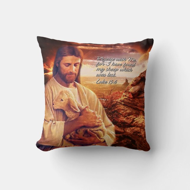 Rejoice with Me Pillow (Front)