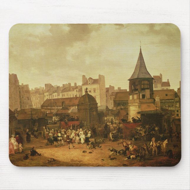 Rejoicing at Les Halles Mouse Pad (Front)