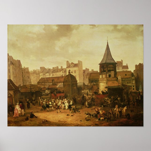 Rejoicing at Les Halles Poster (Front)