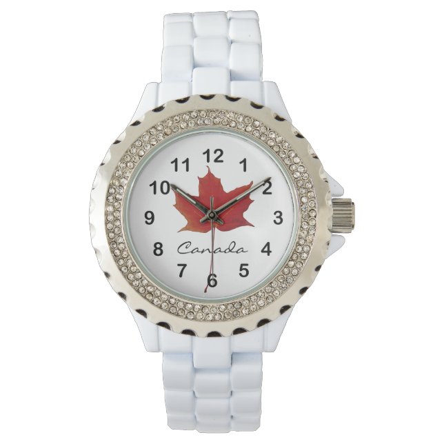 Rel Maple Canadian fall leaf Watch (Front)