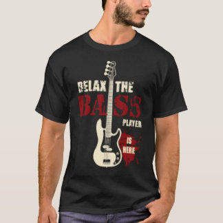 Rela the Bass Player is Here retro T-Shirt
