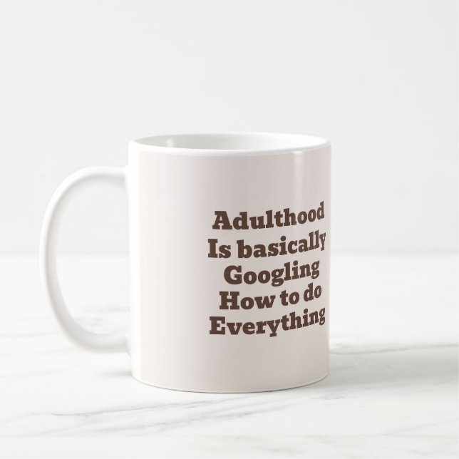 Relatable Adulting Mug (Left)