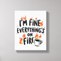 Relatable Dark Humour with Flames