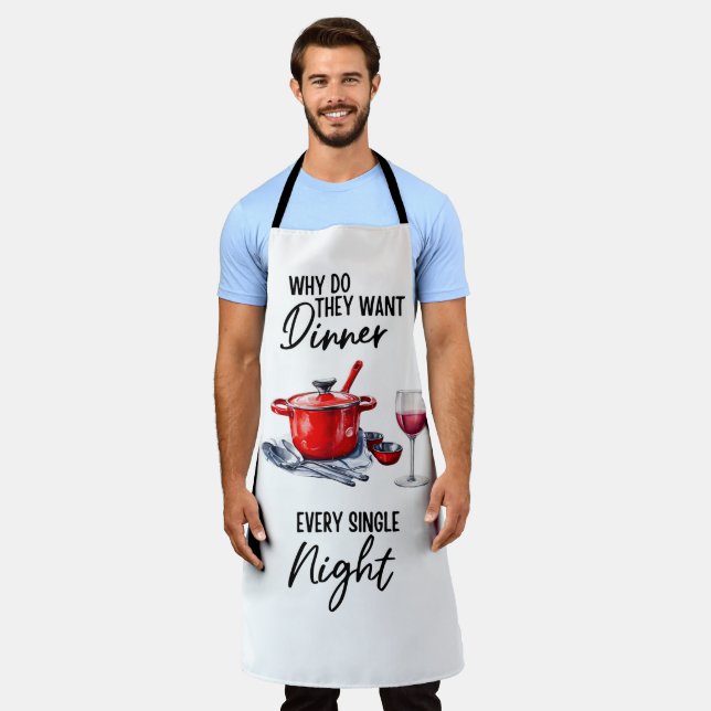 Relatable Kitchen Realness Apron (Worn)