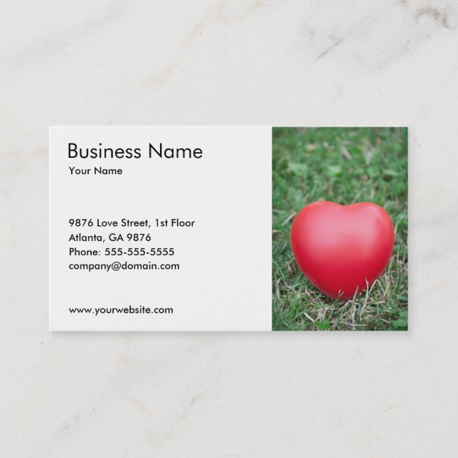Relationship Consultant Business Card Template (Front)