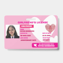Relationship License Card