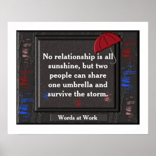 Relationship Quote - poster