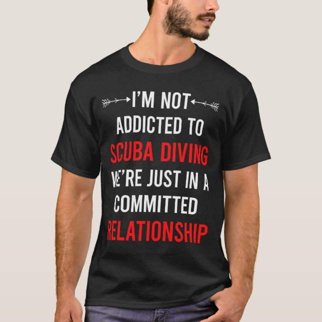 Relationship Scuba Diving Diver T-Shirt (Front)