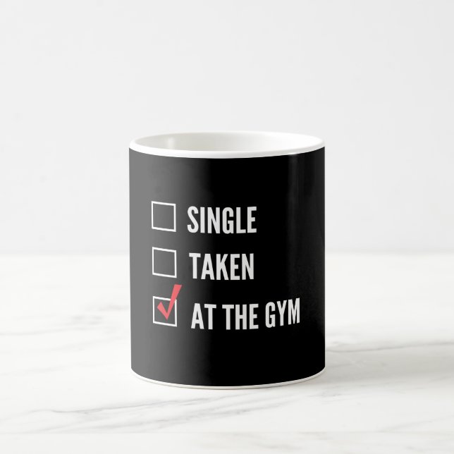 Relationship Status Gym Coffee Mug (Center)
