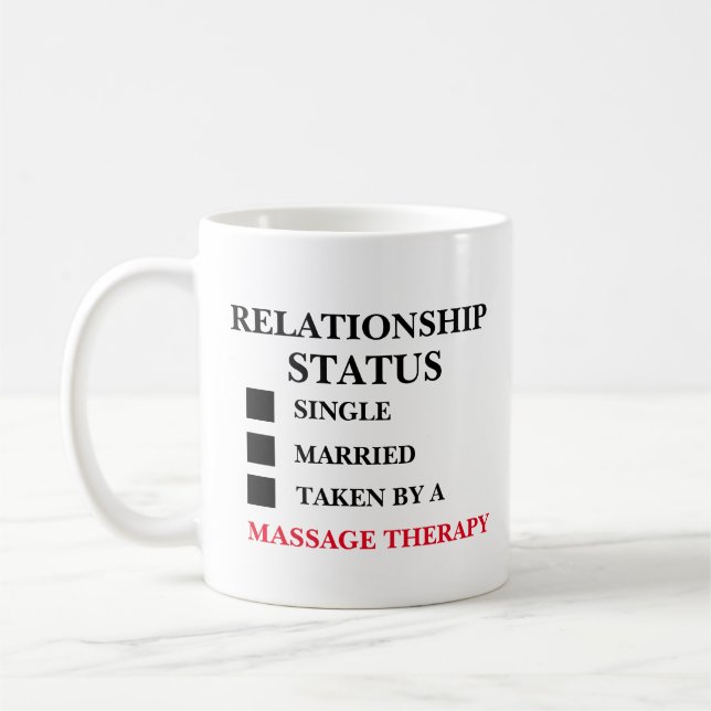 Relationship Status Massage Therapy  Coffee Mug (Left)